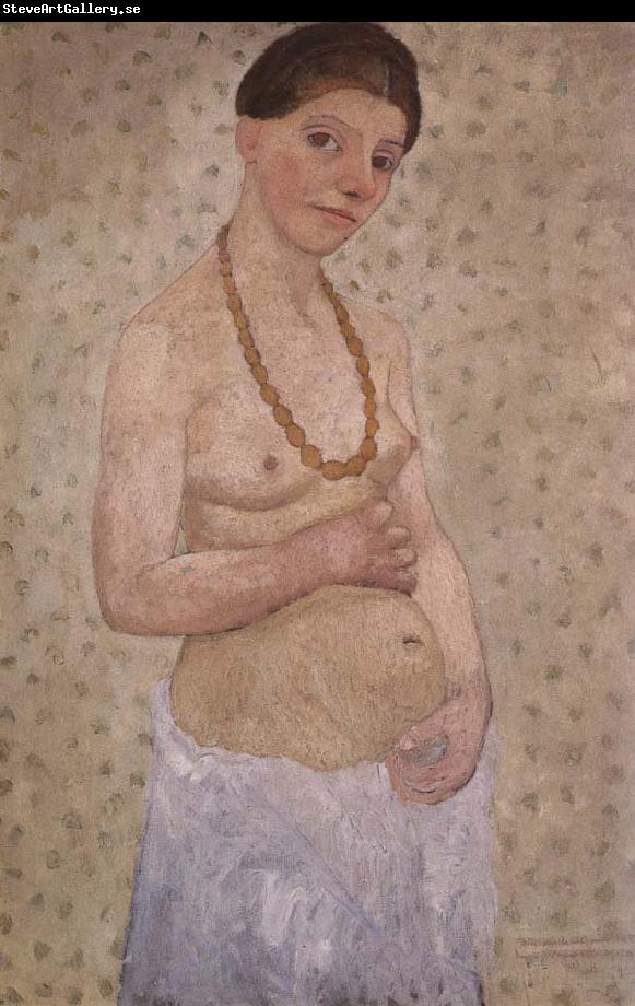 Paula Modersohn-Becker Self-Portrait on my Sixth Wedding Anniversary